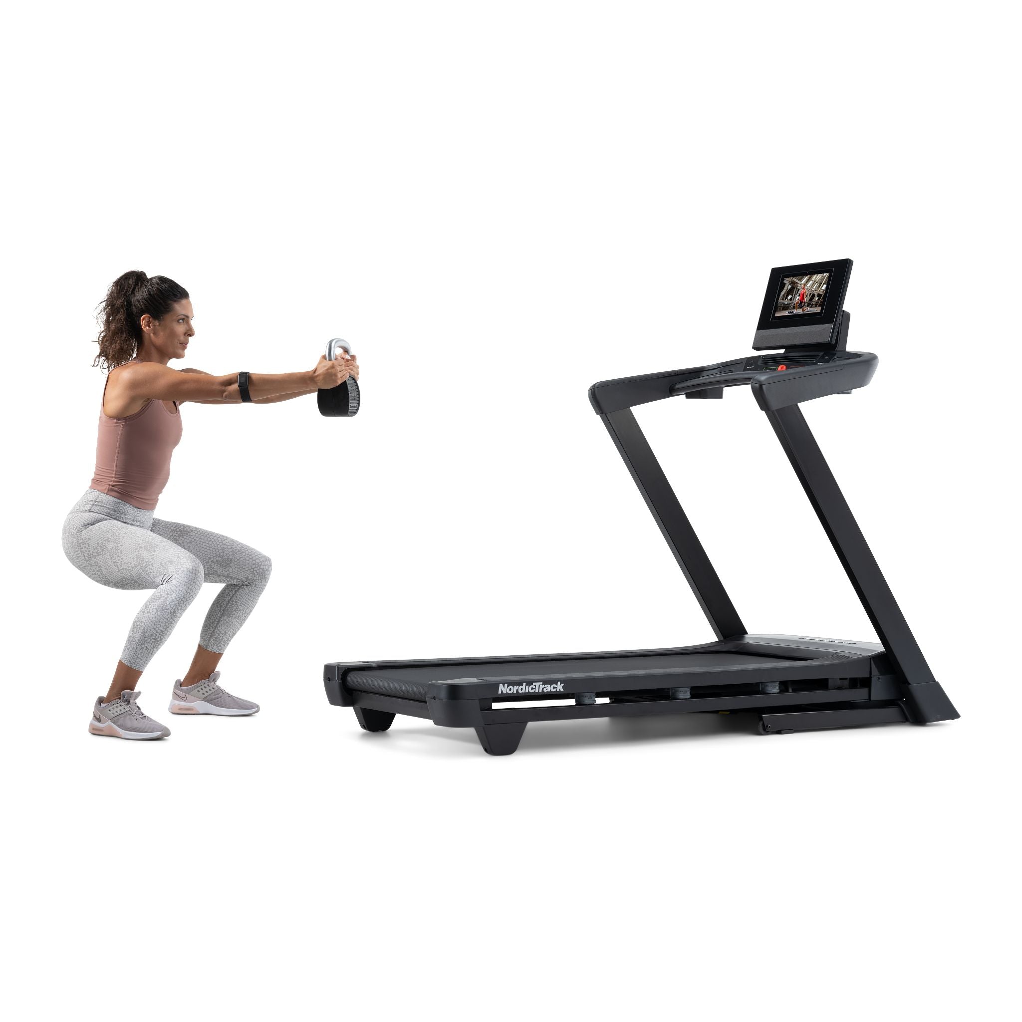 NordicTrack T Series 10 Treadmill with 10" Tilting Touchscreen and Compact Design