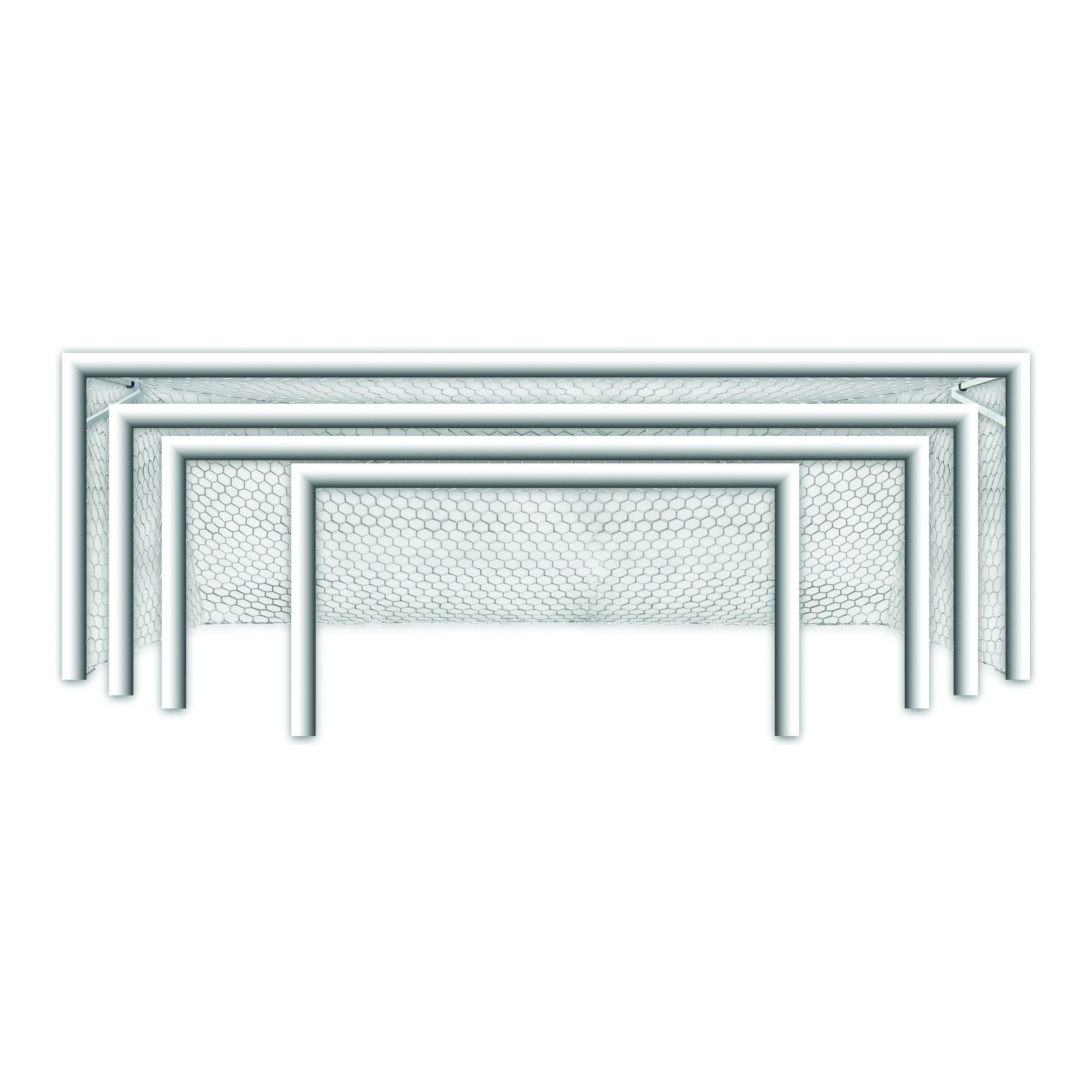 World Class™ 40 Round Aluminum Soccer Goal (Set of 2)