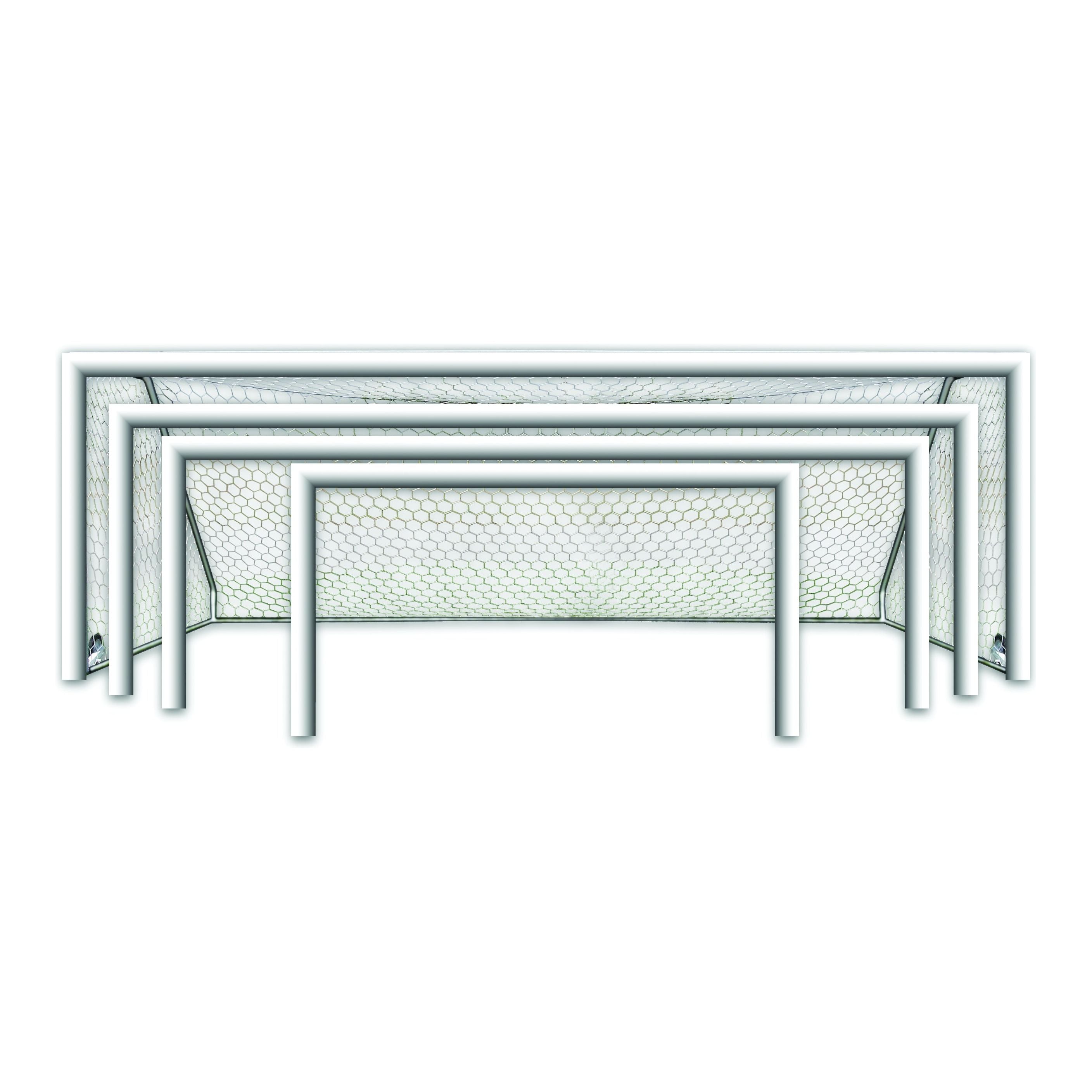 World Class™ 40 Round Aluminum Portable Soccer Goal (Set of 2)