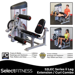 Body Solid S2LEC Series II Leg Extension & Leg Curl Machine