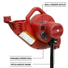 Heater Sports BaseHit Real Baseball Pitching Machine