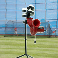 Heater Sports Slider Machine with Ball Feeder & Power Alley Cage