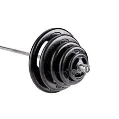 York Barbell 2″ Iso-Grip Rubber Encased Steel Olympic Plate Sets