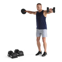 NordicTrack Set of Two 55 lbs Adjustable Dumbbells