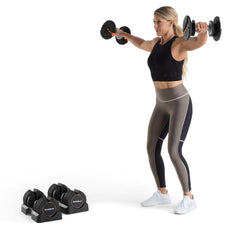 NordicTrack Set of Two 55 lbs Adjustable Dumbbells