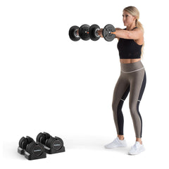 NordicTrack Set of Two 55 lbs Adjustable Dumbbells