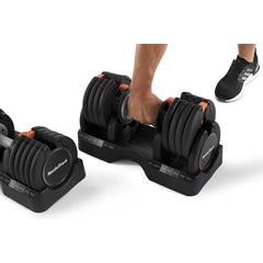 NordicTrack Set of Two 55 lbs Adjustable Dumbbells