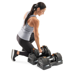 NordicTrack Set of Two 55 lbs Adjustable Dumbbells