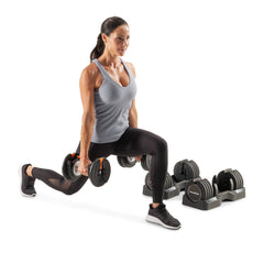 NordicTrack Set of Two 55 lbs Adjustable Dumbbells