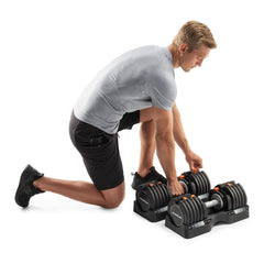 NordicTrack Set of Two 55 lbs Adjustable Dumbbells