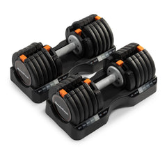 NordicTrack Set of Two 55 lbs Adjustable Dumbbells