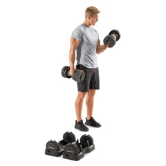 NordicTrack Set of Two 55 lbs Adjustable Dumbbells