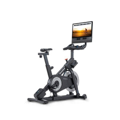 NordicTrack X24 Studio Bike with 20% to -10% gradient and Pivoting 24" Touchscreen.