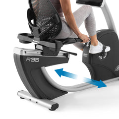 NordicTrack Recumbent Exercise Bike with 14" Touchscreen, Commercial Series R35.