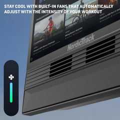 NordicTrack S24 Studio Bike with Pivoting 24" Touchscreen.