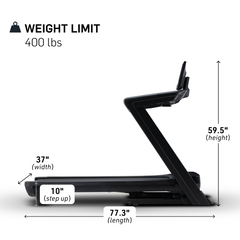 NordicTrack Commercial 1750 Treadmill with 16" Pivoting Touchscreen; Perfect for All Fitness Levels; Improves Endurance, Mobility, and Strength