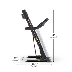 NordicTrack T 6.5 S; Treadmill for Running and Walking with 5" Display and SpaceSaver Design