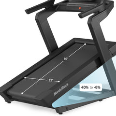 NordicTrack X16 Treadmill with 40% Incline for Strength and Cardiovascular Health