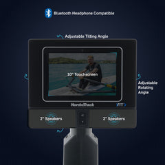 NordicTrack RW700; iFIT-enabled Rower with 10" Pivoting Touchscreen