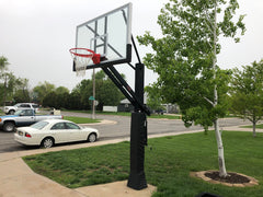 Stainless Olympian™ Adjustable Basketball Goal