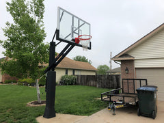 Stainless Olympian™ Adjustable Basketball Goal