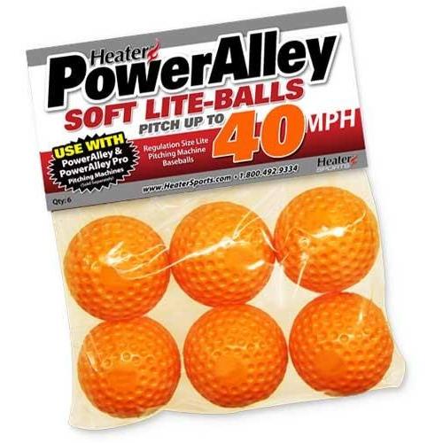 PowerAlley 40 MPH Orange Lite Baseballs