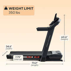 ProForm Carbon Pro 2000 Treadmill with 10" Touchscreen for a Fun, Convenient Workout