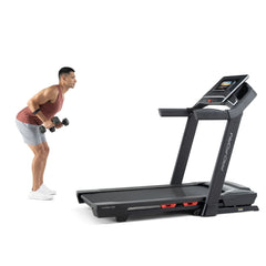 ProForm Carbon TLX; Treadmill for Walking and Running with Built-In Fan and SpaceSaver Design