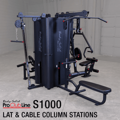 Body Solid Pro Clubline S1000 Four-Stack Gym