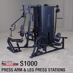 Body Solid Pro Clubline S1000 Four-Stack Gym