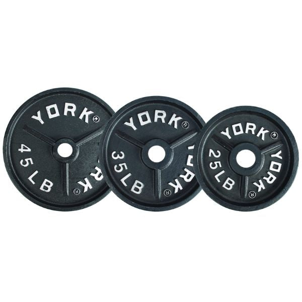 York Barbell 2″ Deep Dish Olympic Weight Plates Set