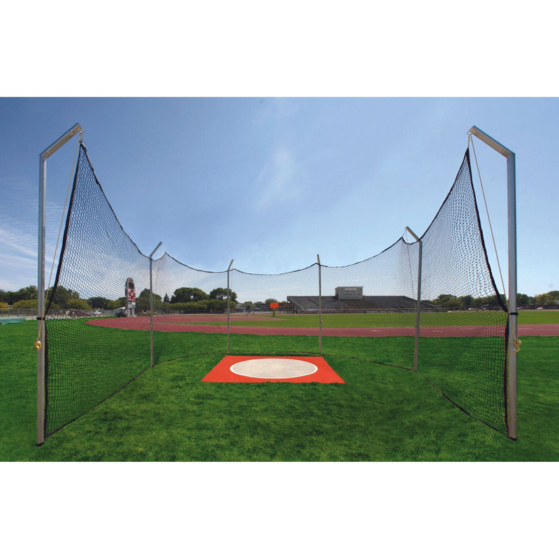 Blazer Athletic Steel Cantilevered Posts Discus Cage- 12′ NET 1420