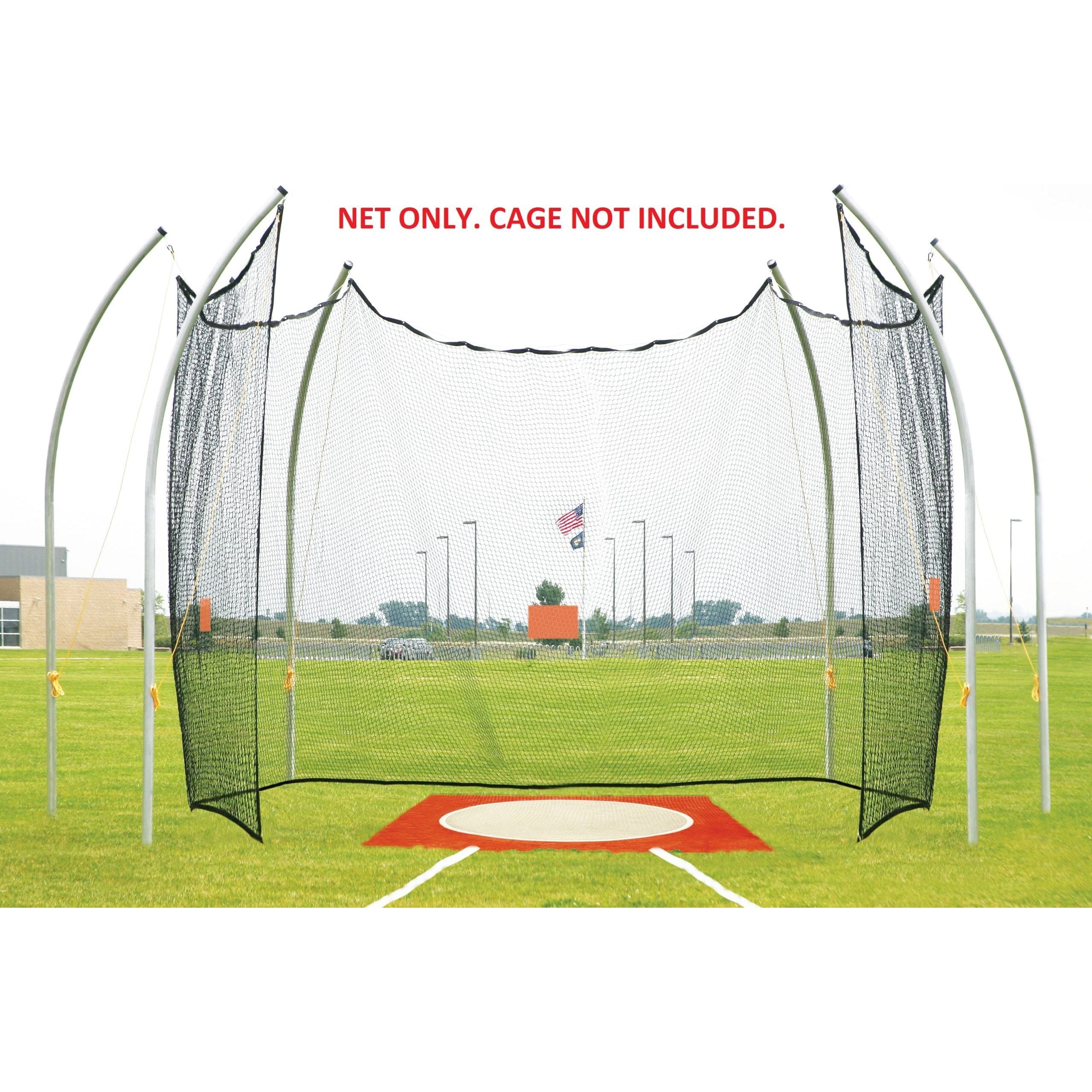Discus Net Layout Blazer Athletic Weather Treated Replacement Discus Cage Net – 14′ Net ...