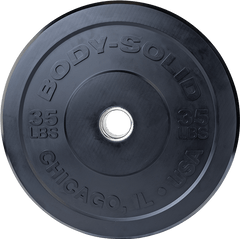 Body Solid Extreme Chicago Bumper Plates 260 Lb. Set