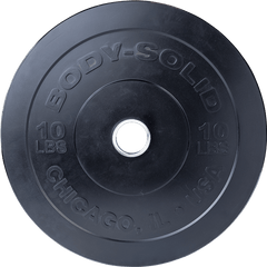 Body Solid Extreme Chicago Bumper Plates 260 Lb. Set