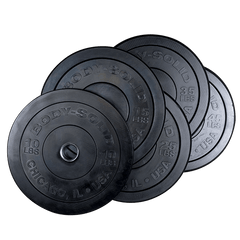 Body Solid Extreme Chicago Bumper Plates 260 Lb. Set