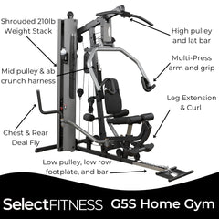 Body Solid G5S Single Stack Home Gym Machine