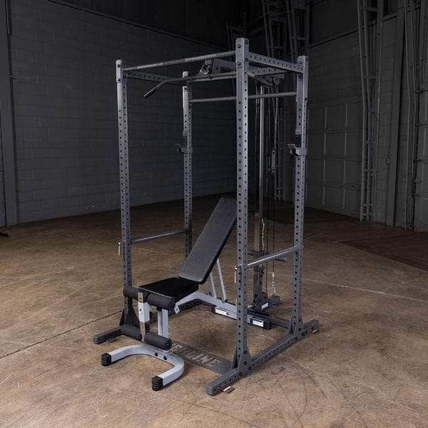 Body Solid Powerline PPR1000 Power Rack Package With Lat Pulldown