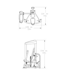 Body Solid Pro Clubline S2CP Series II Chest Press