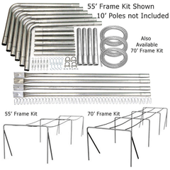 Cimarron 2 1/4" Deluxe Commercial Batting Cage Frame Corner Kit