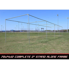 Cimarron 2" Complete Stand-Alone Batting Cage Frame