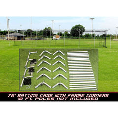 Cimarron #24 Batting Cage Net with Frame Corner Kit