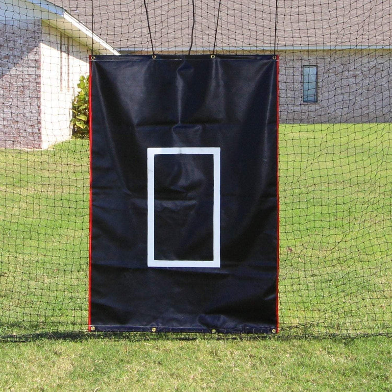 Cimarron 4x6 Vinyl Backstop w/ White Target CM-4x6VBS