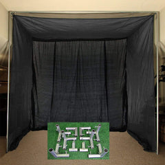 Cimarron 5x10x10 Clubhouse Golf Net w/ Frame Corner Kit CM-5x10CHGNC