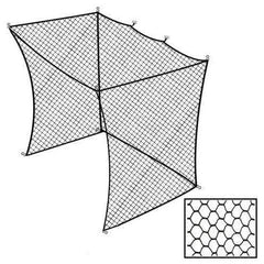 Cimarron Sports 10x14x12 Batting Cage Golf Net Insert CM-1042GNIA