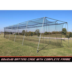 Cimarron Sports #24 Batting Cage Net with Complete Frame