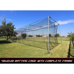 Cimarron Sports #24 Batting Cage Net with Complete Frame