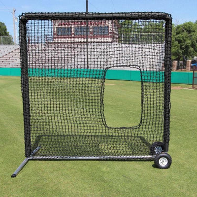 7' x 7' Premier Softball Net and Frame with Wheels | Cimarron