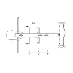 Body Solid Pro Dual DLAT-SF Lat Pull Down Mid Row Machine