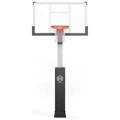 Dominator 60" Glass Backboard Adjustable Hoop 603-aa